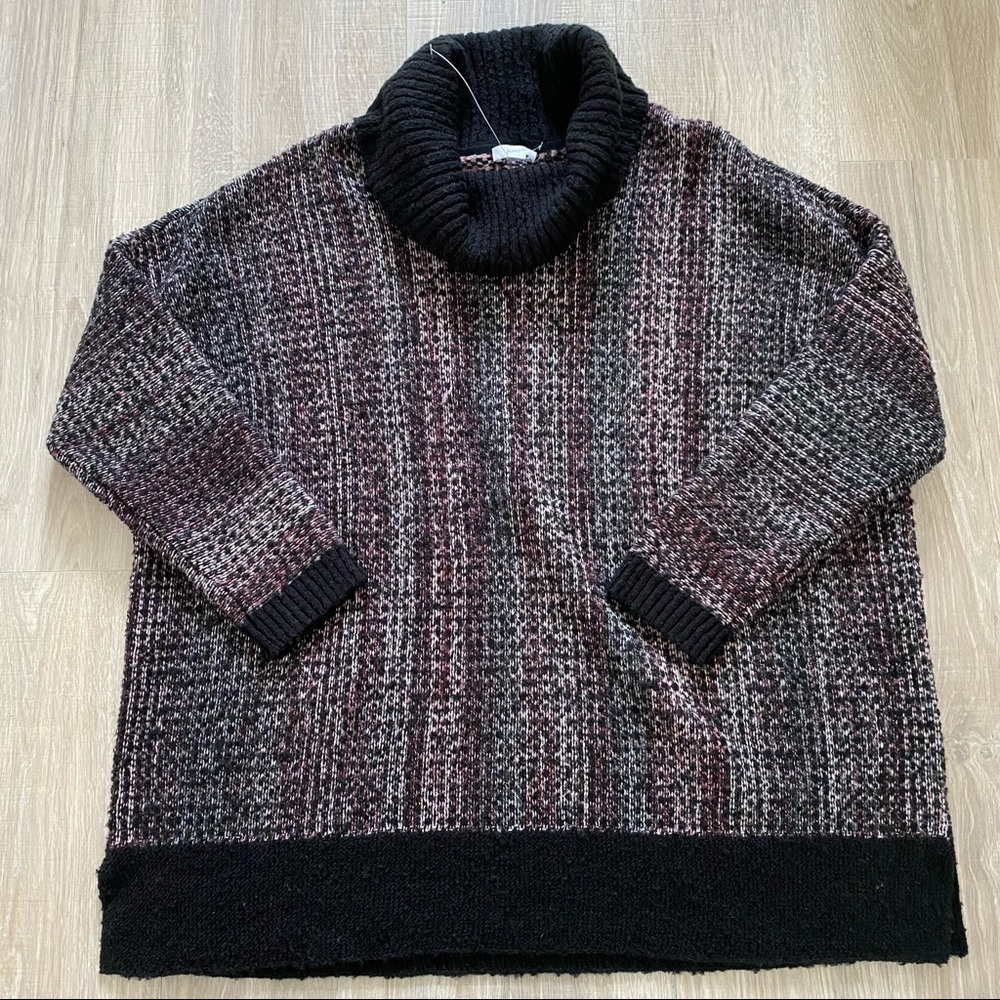 NWOT Pure Jill Petite Cotton Blend Knit Cowl Neck Sweater Sz XS/S